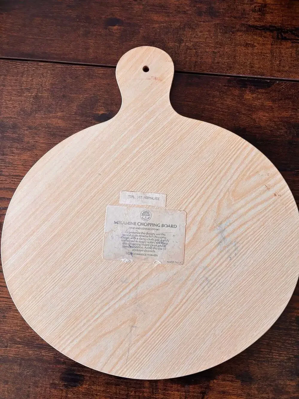 Clover Leaf Vintage Bermuda Citrus Marmalade Melamine Chopping Board
